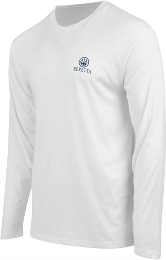 Picture of BERETTA T-SHIRT LS 500 YEARS LARGE WHITE< TS204T18900001L