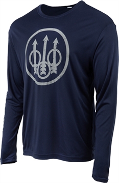 Picture of BERETTA T-SHIRT LS VINTAGE TRIDENT LARGE NAVY BLUE< TS736T03940058L
