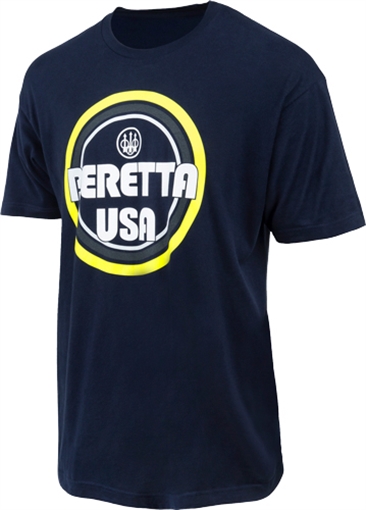 Picture of BERETTA T-SHIRT RETRO BUSA LOGO LARGE NAVY BLUE< TS731T18900058L