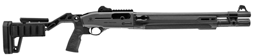 Picture of Beretta USA 1301 Tac C 12 Gauge Semi-Auto 3" 5+1 18.50" Black Steel Barrel, Black Aluminum Receiver w/Picatinny Rail, Black Chisel Fixed Synthetic Stock, Black Polymer Grip, M-LOK Mounting J131M2CPC18-