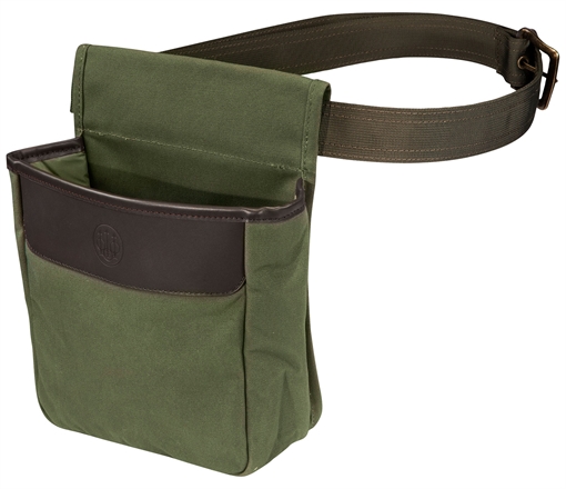 Picture of Beretta USA Waxwear Shell Pouch Green Cotton/Leather 50rd BS961020610076