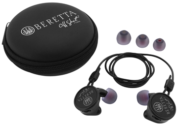 Picture of Beretta USA Mini Headset Comfort Plus Silicone Ear Piece 32 dB In The Ear Black CF081A21560951