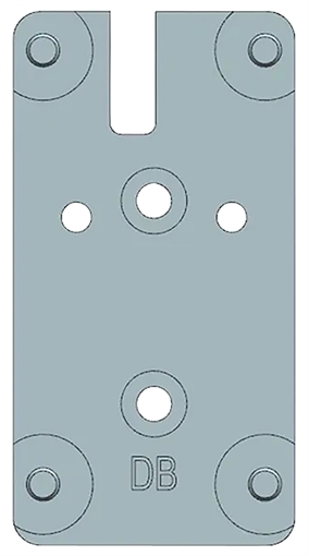 Picture of Beretta USA 90/92 Silver, Fits Beretta 90/92 RDO Burris FastFire/Vortex Venom/Docter Pattern Footprint Mount EUS03050
