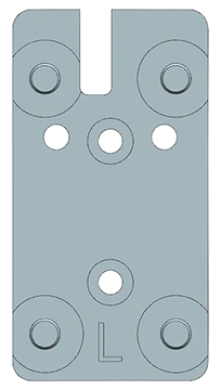 Picture of Beretta USA 90/92 Silver, Fits Beretta 90/92, RDO Leupold Pattern Footprint Mount EUS03051