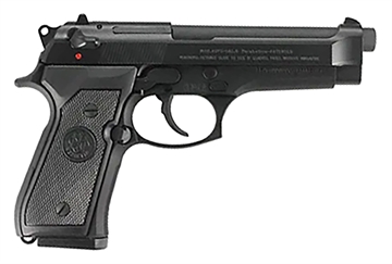 Picture of Beretta USA 92FS *CA Compliant Full Size Frame 9mm Luger 10+1 4.90" Black Bruniton Barrel, Serrated Steel Slide, Black Bruniton Aluminum Frame w/Beavertail, Ambidextrous, USA Made JS92F300