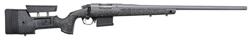 Picture of Bergara Premier Series HMR Pro Rifle, Bolt Action, 6.5 Creedmoor, 24" Threaded Barrel, 5/8x24 Threaded, Cerakote Finish, Gray, HMR Molded Stock with Mini-Chassis, TriggerTech Trigger, 5 Rounds, 1 AICS Magazine, Right Hand BPR20-65MC