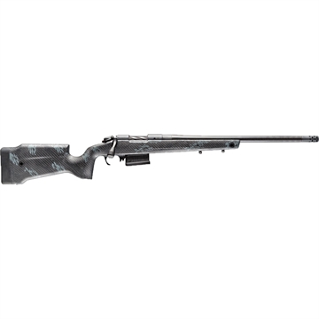 Picture of Bergara Premier Series, Crest Carbon, Bolt Action Rifle, 300 Winchester Magnum, 22" Carbon Fiber Barrel, Threaded 5/8x24, Omni Muzzle Brake, Cerakote Finish, Sniper Gray, Monte Carlo Carbon Fiber Stock, 5 Rounds, 1 AICS Style Magazine B14LM751CF