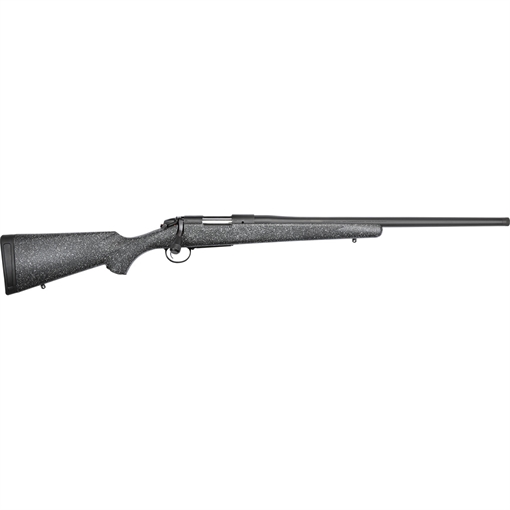 Picture of Bergara B-14 Series Ridge Rifle, Bolt Action Rifle, 270 Winchester, 24" Barrel, Threaded 5/8-24, Cerakote Finish, Black, Black/Gray Synthetic Stock, 4 Rounds, Hinged Floorplate, Right Hand B14L502C