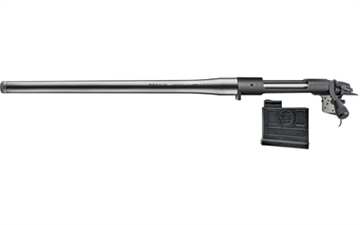 Picture of Bergara Rimfire Series B-14R Trainer Rifle, Barreled Action with Trigger and Magazine, 22 LR, 18" Bergara 4140 Steel Barrel, Threaded 1/2x28", Cerakote Finish, Black, 10 Rounds, 1 Magazine, Left Hand B14RBA001L