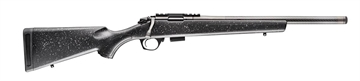 Picture of Bergara Rifles BMR Carbon Fiber Full Size 17 HMR 5+1/10+1 20" Matte Blued Carbon Fiber/Steel Threaded Barrel & Drilled & Tapped Steel Receiver, Fixed Black/Gray Speckled Synthetic Stock BMR006
