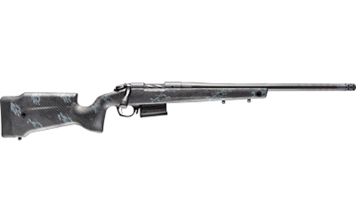 Picture of Bergara Premier Series, Crest Carbon, Bolt Action Rifle, 6.5 Creedmoor, 20" Carbon Fiber Barrel, Threaded 5/8x24, Omni Muzzle Brake, Cerakote Finish, Sniper Gray, Monte Carlo Carbon Fiber Stock, 5 Rounds, 1 AICS Style Magazine B14S752CF