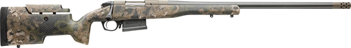 Picture of Bergara Premier Series Divide Rifle, Bolt Action Rifle, 6.5 Creedmoor, 24" Carbon Fiber Barrel, Threaded 5/8-24, Omni Muzzle Brake, Cerakote Finish, Black, Carbon Fiber Stock, 5 Rounds, AICS Style Detachable Magazine, Right Hands BPR34-65CM BPR3465CM