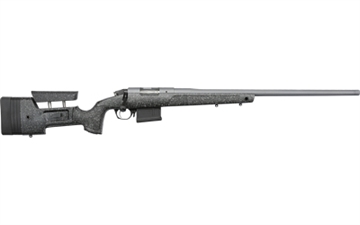 Picture of Bergara Premier Series HMR Pro Rifle, Bolt Action, 7MM Back Country, 20" Threaded Barrel, 5/8x24 Thread Pitch, Cerakote Finish, Gray, HMR Molded Stock with Mini-Chassis, TriggerTech Trigger, 5 Rounds, 1 AICS Magazine, Right Hand BPR20-7BC