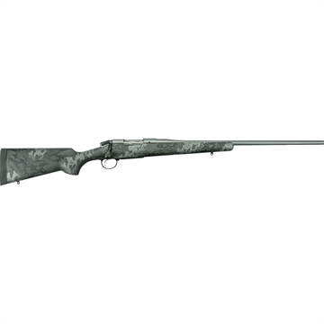Picture of Bergara Rifles Premier Mountain 6.5 PRC 2+1 24" Tactical Gray Cerakote Barrel, Tactical Gray Cerakote Stainless Steel Receiver, Gray Speckled Black Stock, Right Hand BPR2865PRC