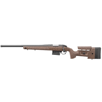 Picture of Bergara B-14 Series HMR Rifle, Bolt Action Rifle, 300 Winchester Magnum, 26" Barrel, Threaded 5/8-24, Cerakote Finish, Black, Black/Tan HMR Synthetic Stock with Cheek Riser and LOP Spacers, 5 Rounds, AICS Style Detachable Magazine, Left Hand B14LM301LC