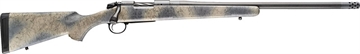 Picture of Bergara B-14 Series Ridge Carbon Wilderness Rifle, Bolt Action Rifle, 308 Winchester, 20" Carbon Fiber Barrel, Threaded 5/8-24, Omni Muzzle Brake, Fluted Bolt, Cerakote Finish, Black, Synthetic Stock, 4 Rounds, Right Hand B14S521CF
