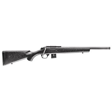 Picture of Bergara Rifles BMR Carbon Fiber Full Size 22 WMR 5+1/10+1 20" Matte Blued Carbon Fiber/Steel Threaded Barrel & Drilled & Tapped Steel Receiver, Fixed Black/Gray Speckled Synthetic Stock BMR004