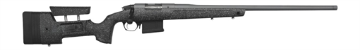 Picture of Bergara Rifles BPR20-25CM Premier HMR Pro 25 Creedmoor 5+1 24" Tactical Gray Cerakote Threaded Barrel, Tactical Gray Cerakote Drilled & Tapped Stainless Steel Receiver, Mini Chassis w/Adj Cheek & LOP