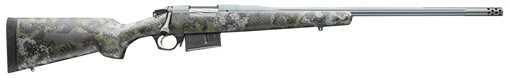 Picture of Bergara Premier Series Canyon Rifle, Bolt Action Rifle, 308 Winchester, 20" Barrel, Threaded 5/8-24, Omni Muzzle Brake, Cerakote Finish, Gray, Carbon Fiber Stock, 5 Rounds, AICS Style Detachable Magazine, Right Hand BPR26-308 BPR26308