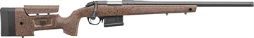 Picture of Bergara B-14 Series HMR Rifle, Bolt Action Rifle, 300 PRC, 26" Barrel, Threaded 5/8-24, Cerakote Finish, Black, Black/Tan HMR Synthetic Stock with Cheek Riser and LOP Spacers, 3 Rounds, 1 AICS Style Detachable Magazine, Right Hand B14LM358C