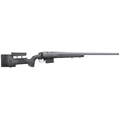 Picture of Bergara Premier Series HMR Pro Rifle, Bolt Action, 308 Winchester, 20" Threaded Barrel, 5/8x24 Threaded, Cerakote Finish, Gray, HMR Molded Stock with Mini-Chassis, TriggerTech Trigger, 5 Rounds, 1 AICS Magazine, Right Hand BPR20-308MC