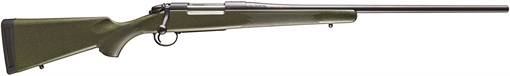 Picture of Bergara Rifles B-14 Hunter 7mm PRC 3+1, 22" Graphite Black Cerakote #4 Tapered Steel Barrel, Graphite Black Cerakote Steel Receiver, Green Speckled Fixed w/SoftTouch Synthetic Stock B14LM1013C