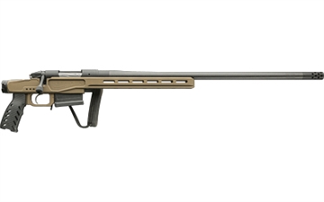 Picture of Bergara Premier Series MG Lite Rifle, Bolt Action Rifle, 300PRC, 22" Carbon Fiber Barrel, Threaded 5/8X24, Omni Muzzle Brake, Cerakote Finish, Black, Magnesium Chassis Folding Stock, 5 Rounds, AICS Style Detachable Magazine, Right Hand BPR37-300PRC BPR37300PRC