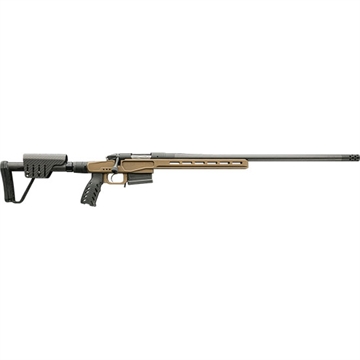 Picture of Bergara Premier Series MG Lite Rifle, Bolt Action Rifle, 6.5 Creedmoor, 22" Carbon Fiber Barrel, Threaded 5/8-24, Omni Muzzle Brake, Cerakote Finish, Black, Magnesium Chassis Stock w/ Folder, 5 Rounds, AICS Style Detachable Magazine, Right Hands BPR37-65CM BPR3765CM