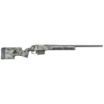 Picture of Bergara Rifles Premier Ridgeback 6.5 PRC 7+1 26" Medium Palma Taper Barrel, Graphite Black Cerakote Steel Receiver, Woodland Camo Adjustable Cheekpiece Grayboe Ridgeback Stock, Right Hand BPR2265PRCF
