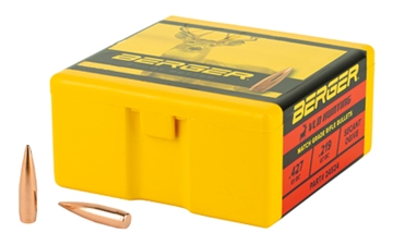 Picture of Berger Bullets VLD Hunting, .243 Diameter, 6MM/243 Winchester, 87 Grain, Boat Tail Hollow Point, 100 Count 24524 60-24524