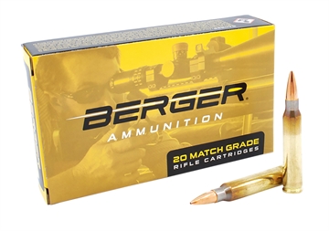 Picture of Berger Bullets Target Rifle 223Rem 73gr Boat Tail 20 Per Box/10 Case 23020