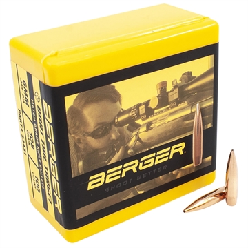 Picture of Berger Bullets BT Target, 243 Diameter, 6MM/243 Winchester, 108 Grain, Boat Tail Hollow Point, 100 Count 24431 60-24431