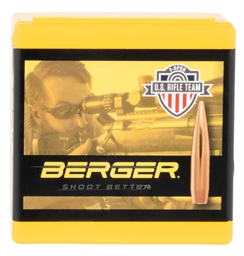 Picture of Berger Bullets F-Open Hybrid Target, .284 Diameter, 7MM, 184 Grain, Hollow Point Boat Tail, 100 Count 28408