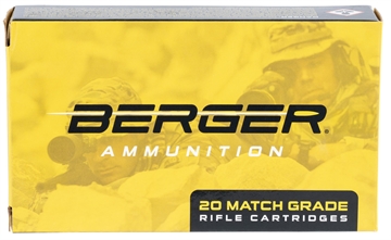 Picture of Berger Bullets Match Grade Rifle Ammunition 6.5mm Creedmoor 140gr Hybrid Target 20/ct 31011