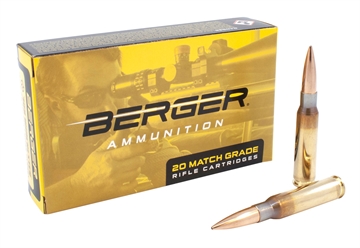 Picture of Berger Bullets Target Rifle 308Win 155.5gr Fullbore Target 20 Per Box/10 Case 60030