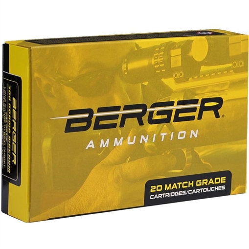 Picture of Berger Hybrid Target Rifle Ammunition 300 Norma Mag 245gr JHP 2803 fps 20/ct 62030