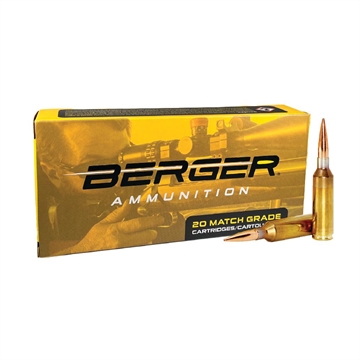 Picture of Berger Hybrid Target Rifle Ammunition 6.5 PRC 153.5gr OTM 2930 fps 20/ct 50030