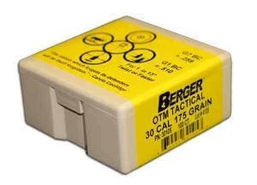 Picture of Berger Bullets Hybrid OTM Tactical, .338 Diameter, 338 Caliber, 300 Grain, hollow Point Boat Tail, 250 Count 33794 60-33794