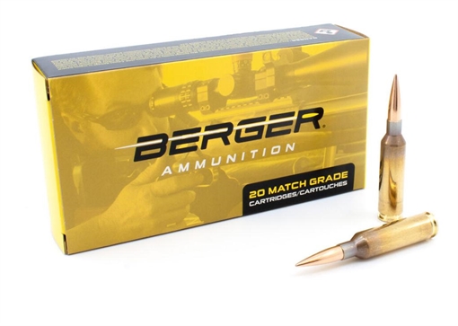 Picture of Berger Target Rifle Ammunition 6mm Creedmoor 109 gr LRHT 2940 fps 20/ct 20030
