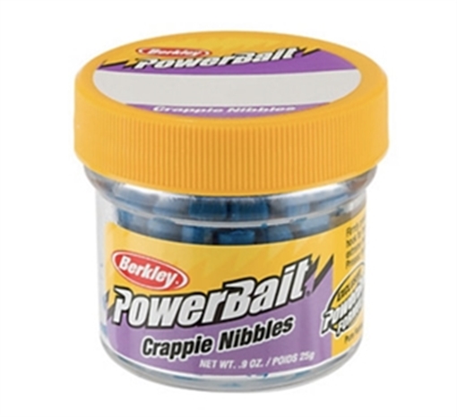 Picture of BERKLEY FISHING PRODUCTS CRAPPIE NIBBLES 1OZ BLUE NEON CNBN