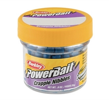 Picture of BERKLEY FISHING PRODUCTS CRAPPIE NIBBLES 1OZ BLUE NEON CNBN