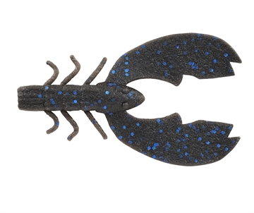 Picture of BERKLEY FISHING PRODUCTS MAXSCENT CHIGGER CRAW BLACK BLUE FLECK 4IN 1520656