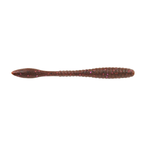 Picture of BERKLEY FISHING PRODUCTS MAXSCENT FLAT WORM CINNAMON PURPLE 4.25IN 1546024