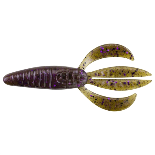 Picture of BERKLEY FISHING PRODUCTS PIT BOSS 4" GREEN PUMPKIN PURPLE FLECK 8PK 1457701