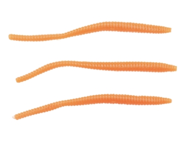 Picture of BERKLEY FISHING PRODUCTS POWERBAIT FLOATING TROUT WORM 3" FLUORESCENT ORG 1564631