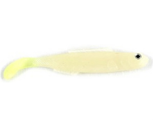 Picture of BERKLEY FISHING PRODUCTS SALTWATER MULLET GLOW/CHT 4" 6PK 1109364