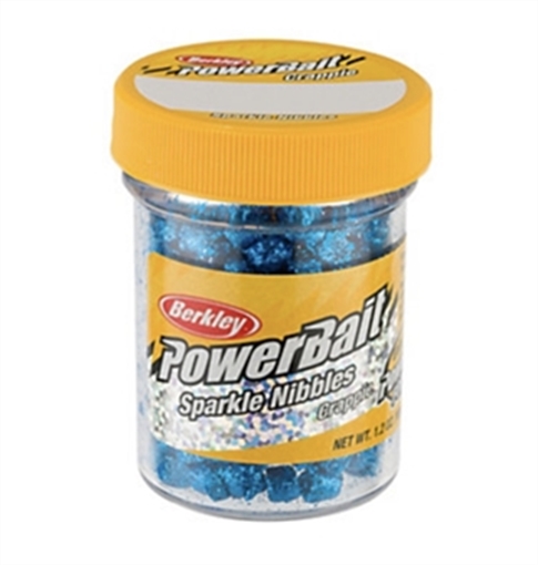 Picture of BERKLEY FISHING PRODUCTS SPARKLE CRAPPIE NIBBLES BLUE SAPPHIRE 1.5OZ SCSN-BLSP