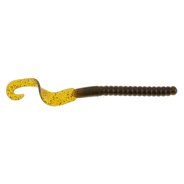 Picture of BERKLEY FISHING PRODUCTS POWER WORMS 7" GREEN PUMPKIN 13PK 1307485