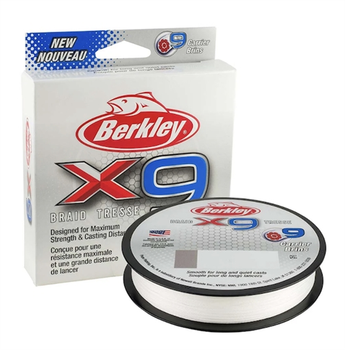 Picture of BERKLEY FISHING PRODUCTS X9 BRAID CRYSTAL 8LB 164YD FILLER SPOOL 1486884