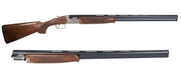 Picture of Beretta USA 686 Silver Pigeon I 28/410 Gauge 28", Silver/Blued, Fixed Checkered Oil Walnut Stock J686FR8